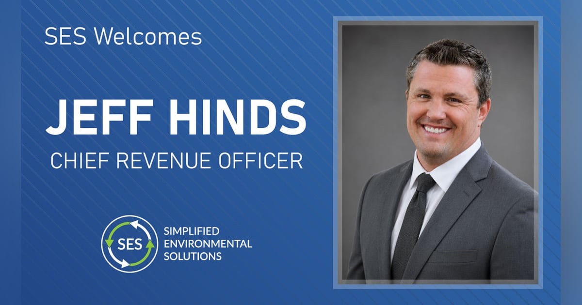 Simplified Environmental Solutions Names Jeff Hinds CRO to Lead Growth in Zero Waste Manufacturing