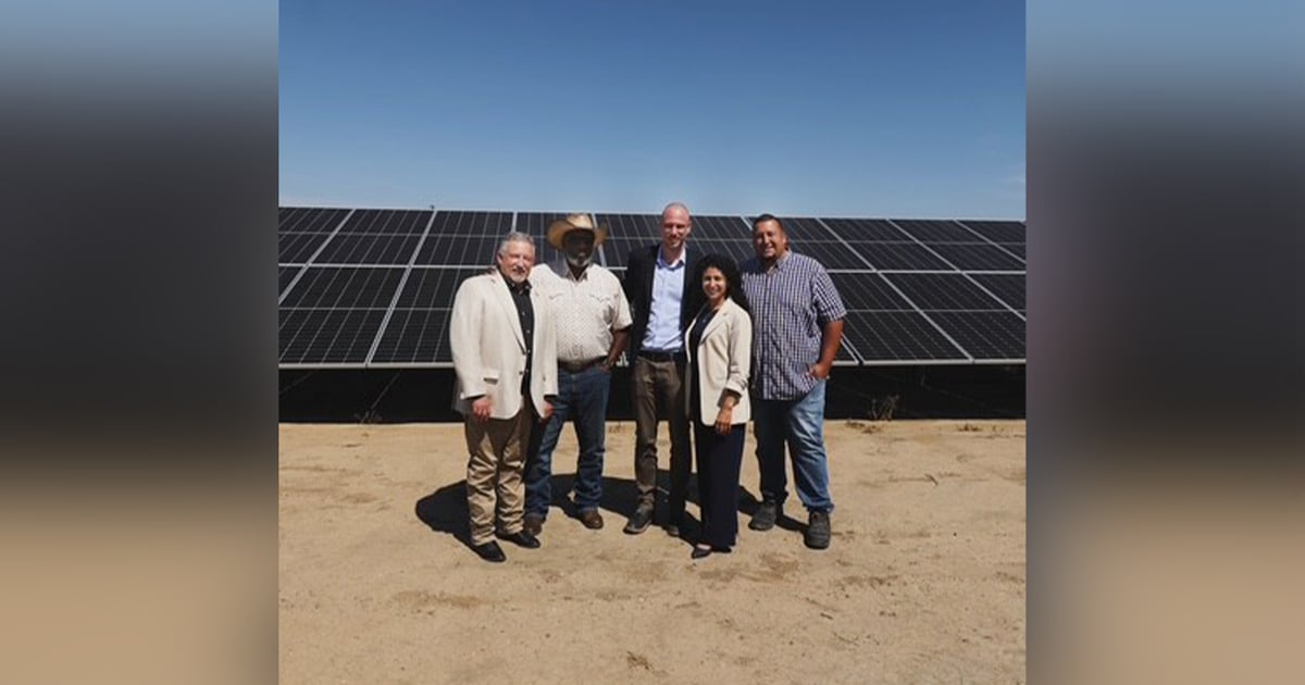 Veolia, Arvin, CA Unveil Solar Project to Power Wastewater Plant