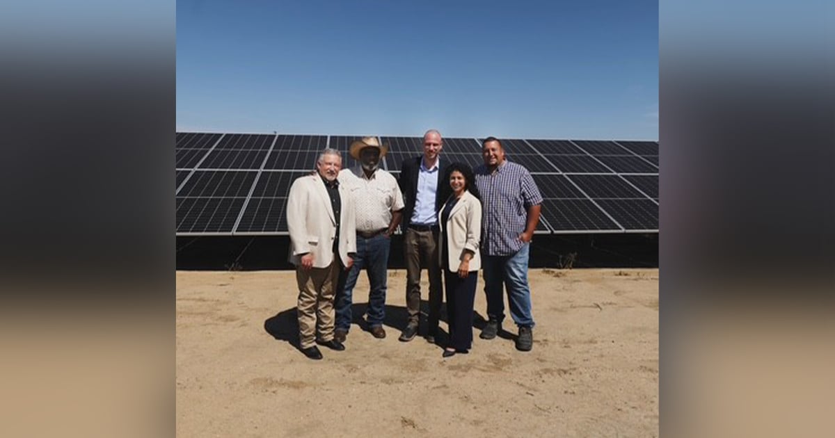 Veolia, Arvin, CA Unveil Solar Project to Power Wastewater Plant