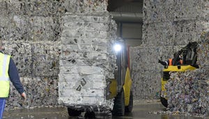 Paper recycling facility
