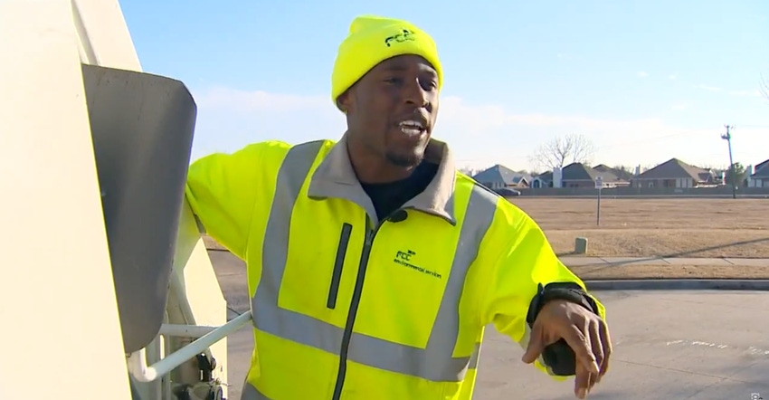 Trash Collector in Rowlett, Texas, Goes Viral with Backflip Video