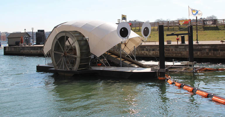 Mr. Trash Wheel Expands to Port Covington and Masonville Cove, Md.
