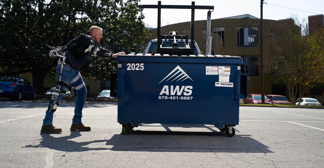 Rubicon Global Teams with Georgia Tech to Create Waste Slinger Exoskeleton Rubicon Global Teams with Georgia Tech to Create Waste Slinger Exoskeleton