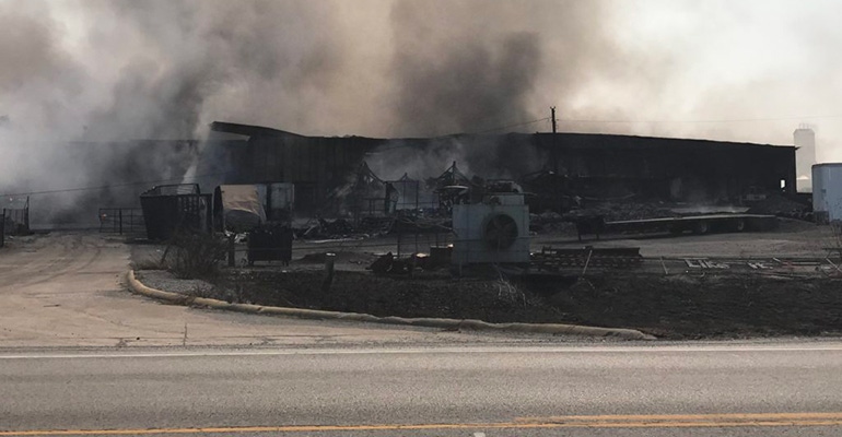 EnTire Recycling Plant in Missouri Could Continue to Burn for Weeks