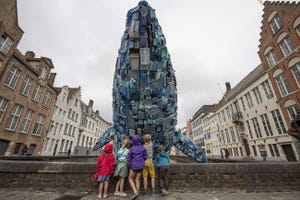 STUDIOKCA Creates Whale ‘Skyscraper’ From Plastic Waste