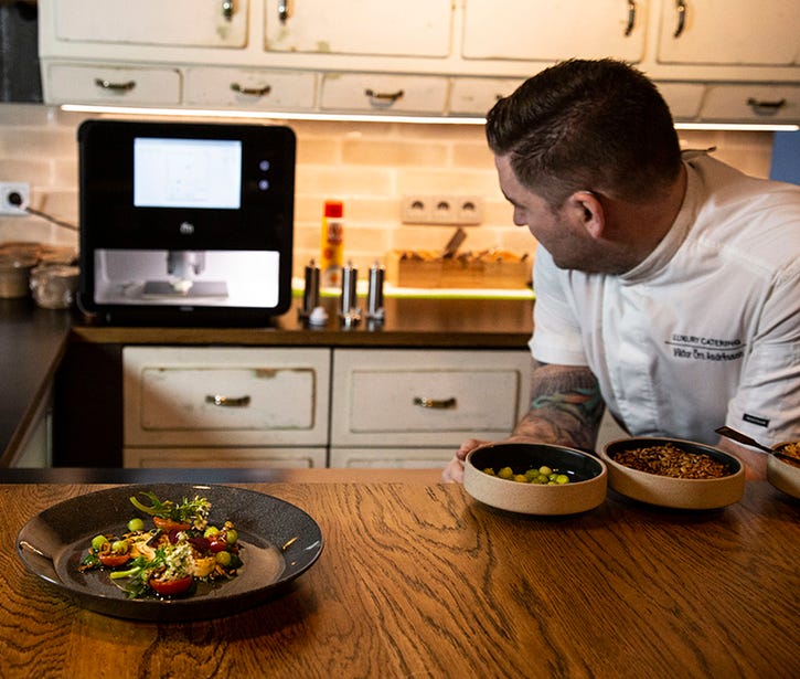 3D Printer Helps Chefs Get Creative While Cutting Food Waste