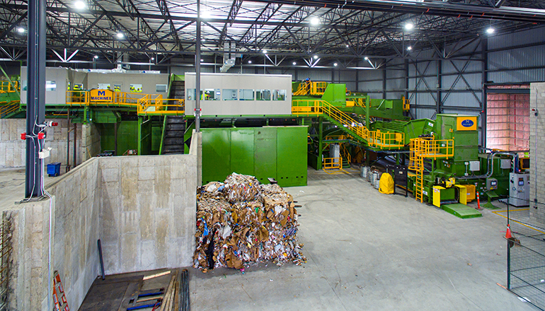 Machinex Provides New MRF to Waste Management