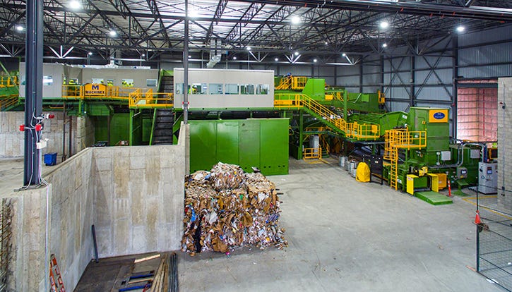 Machinex Provides New MRF to Waste Management 