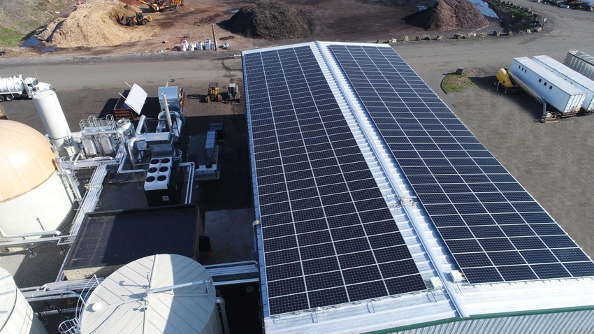 Quantum Biopower Completes Solar Installation at AD Plant