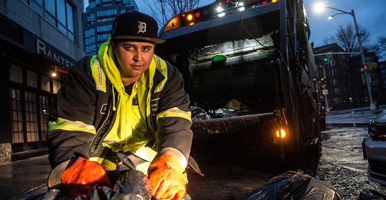 Avid Waste in Bronx, N.Y., Has One Female Sanitation Worker