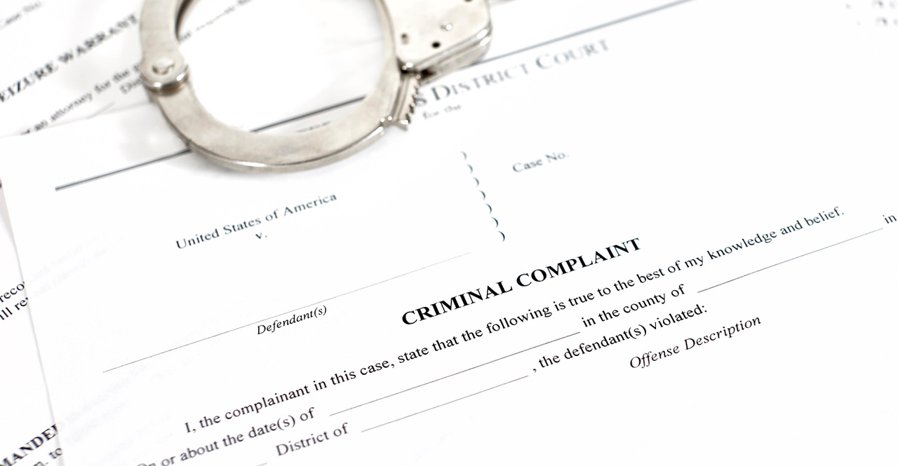 criminal complaint criminal complaint