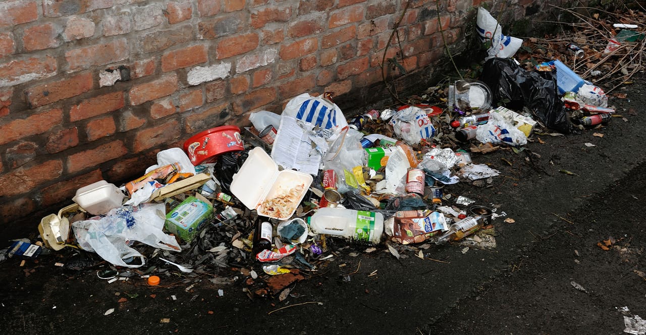 Littered Items Washington Litter Study Showing Billions of Items Littered Each Year
