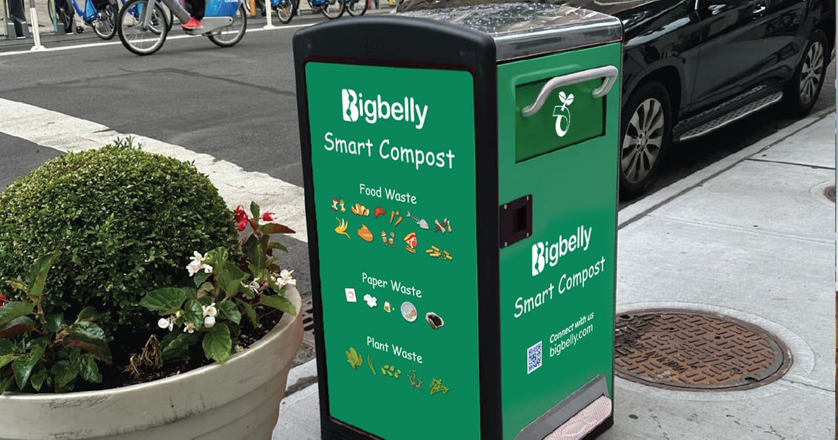 Bigbelly Smart Compost Collect Over 1,000 Pounds of Food Scraps in ...