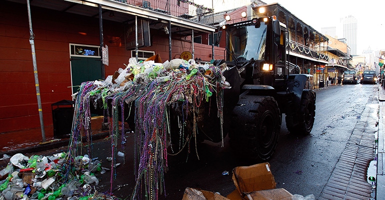 How New Orleans Manages Mardi Gras Waste Cleanup