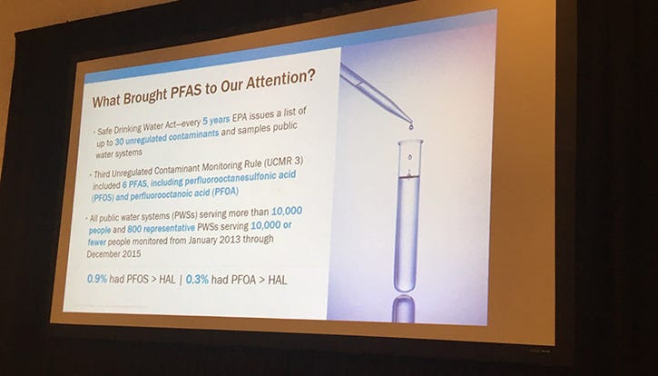 New Observations on PFAS from GWMS