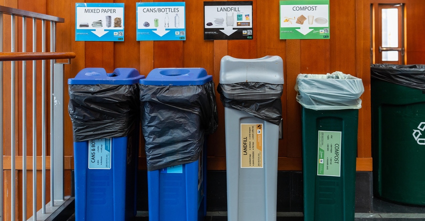recycling bins Berkeley, Calif.