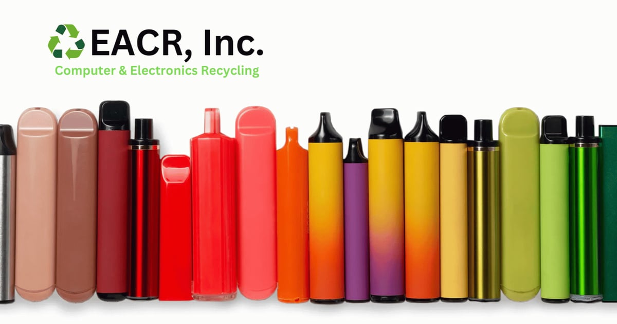 recycle disposable vapes East Coast Electronics Recycling launches vape recycling service main image 1
