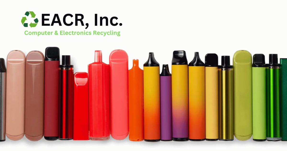 EACR Inc Services to Include Vape Recycling for E-Cigarettes EACR Inc Services to Include Vape Recycling for E-Cigarettes