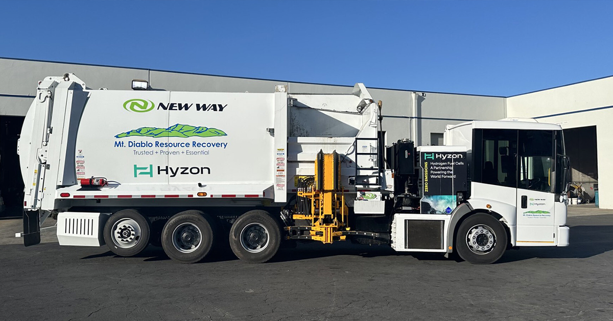 Hyzon's Successful Trial of Hydrogen-Powered Refuse Collection Truck in California