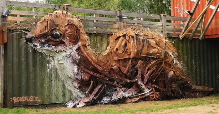 Artist's Trash Animals Series Helps Raise Awareness About Waste Production