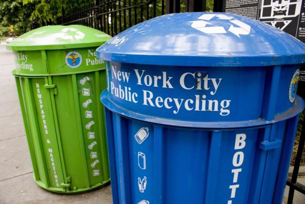 Several Garbage Cans Stolen in Manhattan