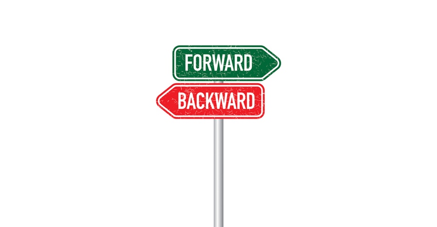backward and forward
