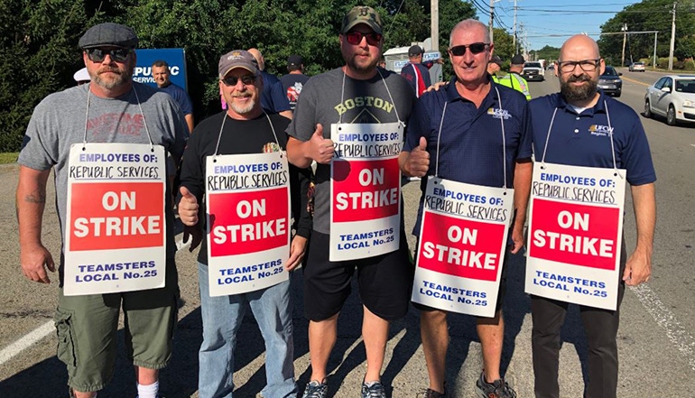 Boston-area Republic Workers End Strike, Quit Sanitation Jobs