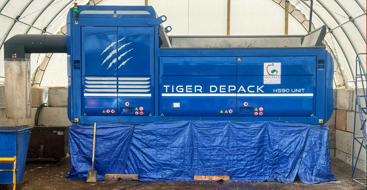 My Green Michigan Expands Statewide Food Waste Infrastructure with Industrial Depackaging