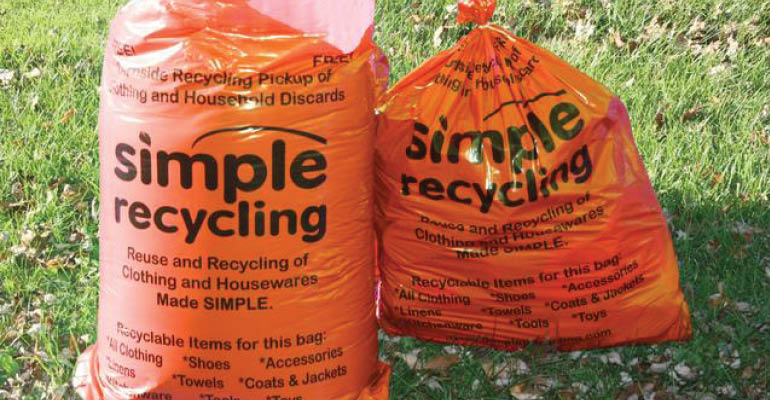 Chelmsford, Mass., Forms Partnership with Simple Recycling to Offer Textile Collection Services