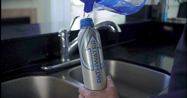 Path Water Box PATHWATER Introduces Reusable Water Bottle Packaging