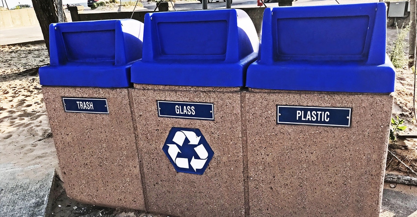 Michigan recycling bins