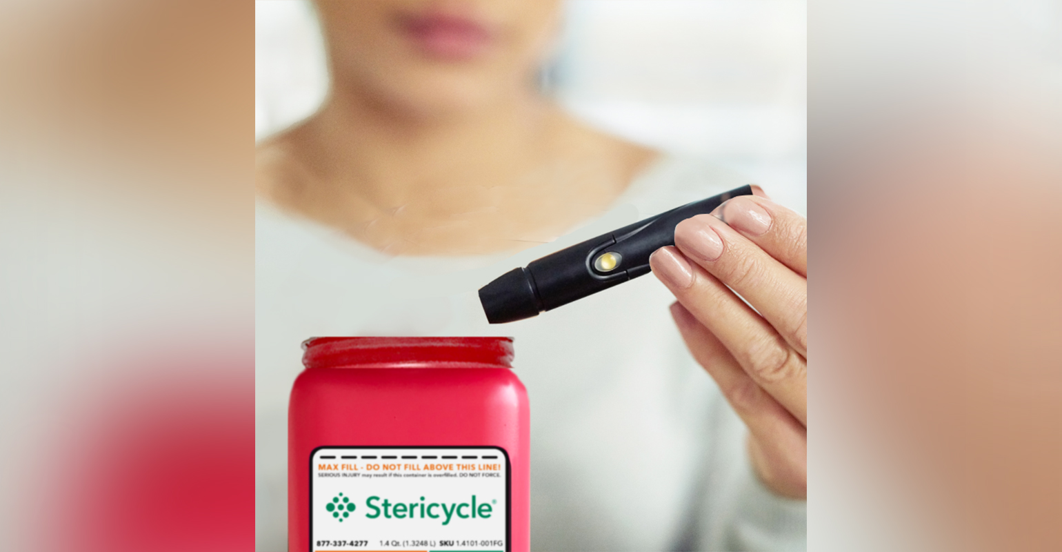 Person holding at-home injectable.