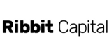 Ribbit Capital logo with the word "Ribbit" in bold black font and "Capital" in regular black font.