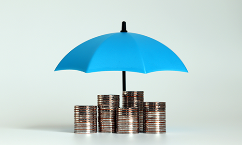 Raisin IE-blue umbrella over coins.png
