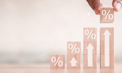 Raisin UK- Ascending blocks with percentage arrows