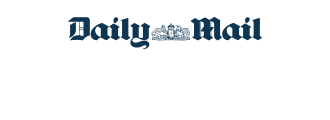 The logo stating content was featured in the Daily Mail, with distinctive typography.
