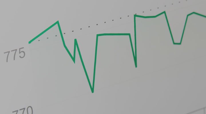 Raisin UK- Fluctuating green trend line chart