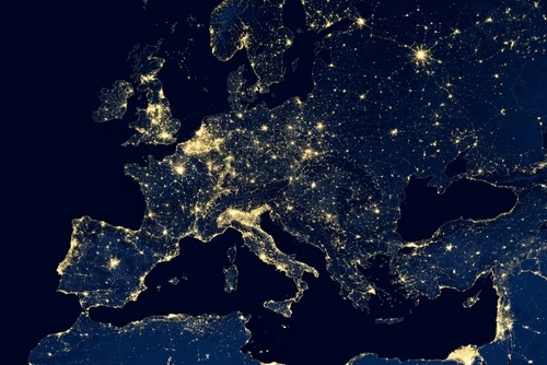 Raisin IE-Europe map