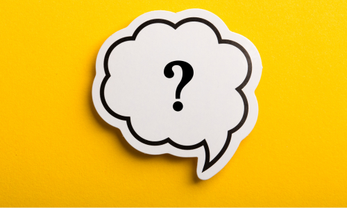 Raisin UK- thought bubble with question mark