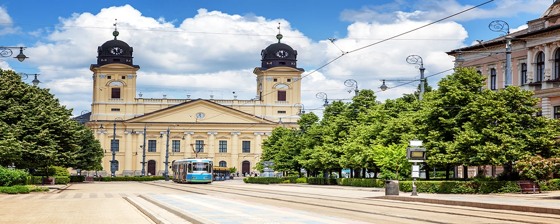 Debrecen-Hungary-view-of-the-city center