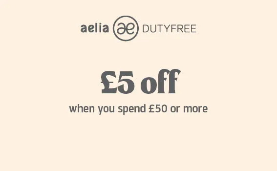 aelia £5 off when you spend £50 or more.webp