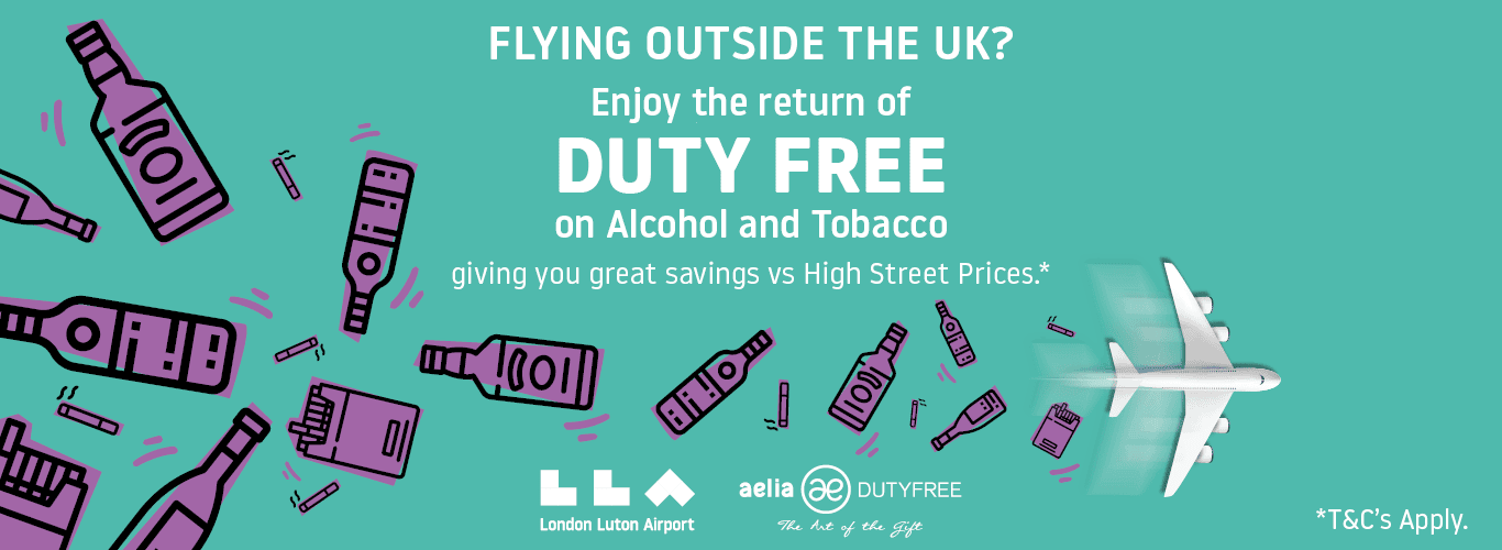 Return of Duty Free on Alcohol and Tobacco, great prices compared to the high street.
