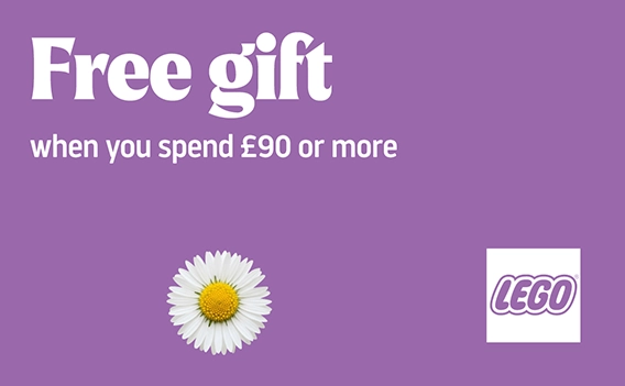 Free gift when you spend £90 or more at Lego this Easter at London Luton Airport