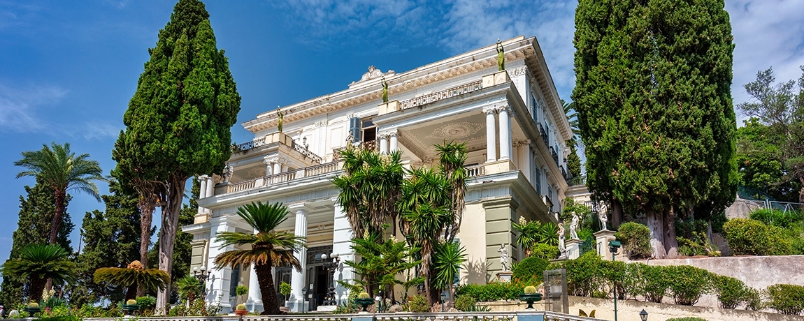 Achilleion palace corfu greece
