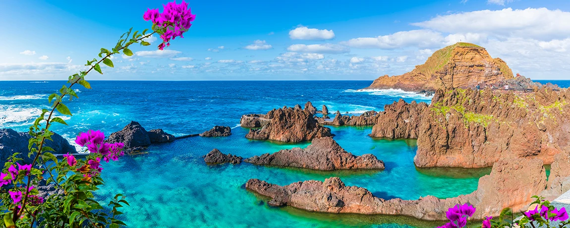 Natural pool at Porto Moniz, Madeira, Portugal