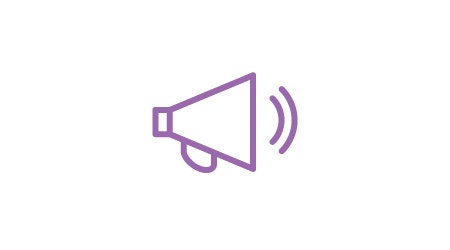 Megaphone projecting noise to demonstrate marketing