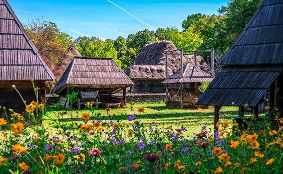 Dimitrie Gusti National Village Museum in Bucharest, Romania
