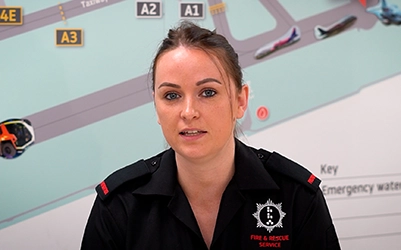 Sam McCormick, Aviation Firefighter at London Luton Airport