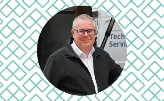 Mark Graves, Head of Technical Services, smiling for a picture