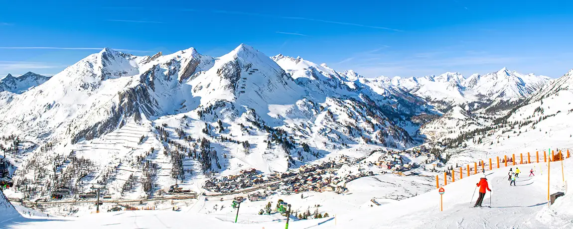 Obertauern ski resort in Salzburg, Austria